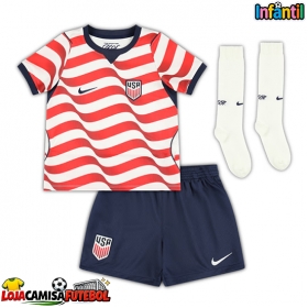 Camisa de Futebol Estados Unidos Christian Pulisic #10 Equipamento Principal Infantil Mundo 2026 Manga Curta (+ Calças curtas)